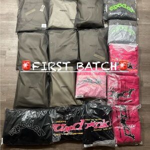 Essentials Hoodie Collection in Black, Gray, and Pink